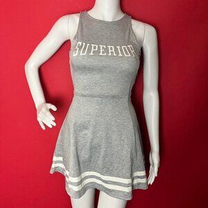 Divided / Grey and white cheerleader mini dress 🤍🩶​​​​​​​​​
